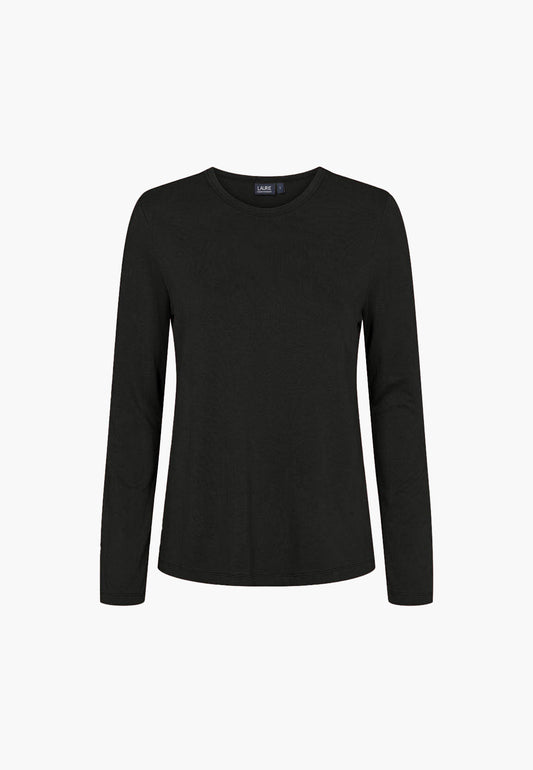 LAURIE Amanda T-Shirt - Long Sleeve T-Shirts 99000 Black