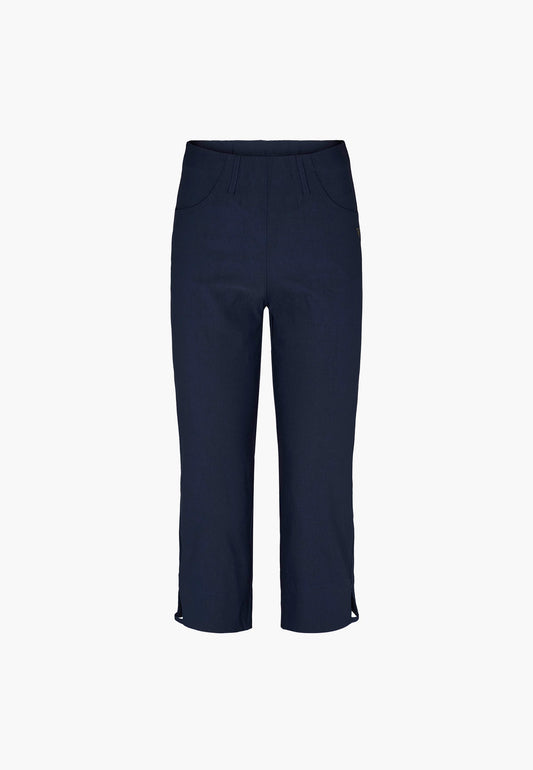 LAURIE Anabelle Regular Capri Medium Length Trousers REGULAR 49970 Navy