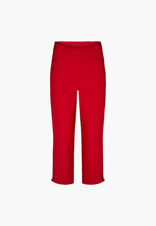 LAURIE Anabelle Regular Capri Medium Length Trousers REGULAR 60970 Red