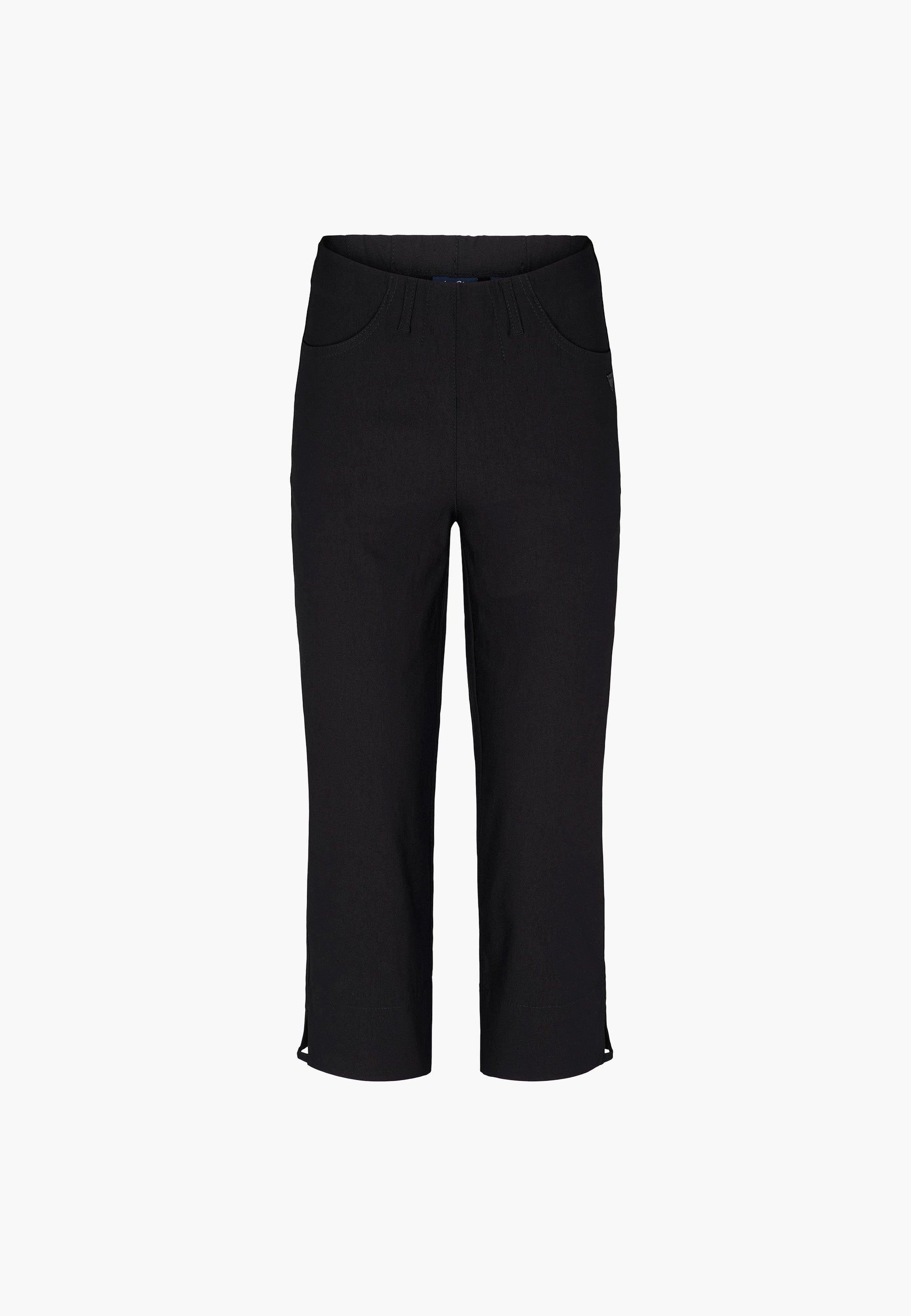 LAURIE Anabelle Regular Capri Medium Length Trousers REGULAR 99970 Black