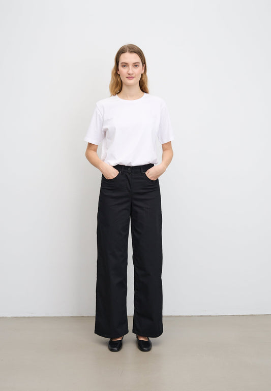 LAURIE  Carol Loose - Medium Length Trousers LOOSE 99000 Black