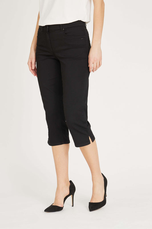 LAURIE  Charlotte Regular Capri Medium Length Trousers REGULAR 99100 Black