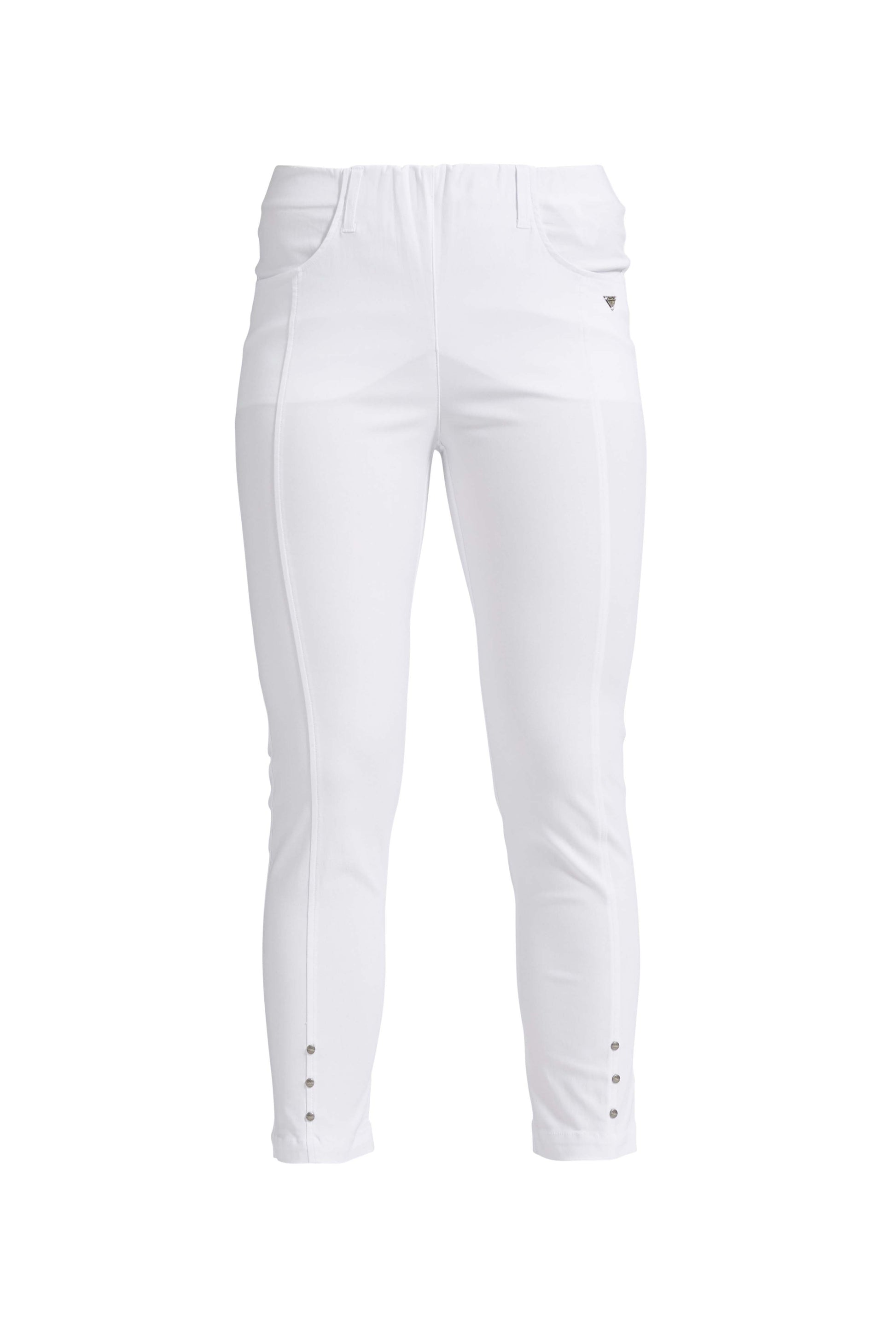 LAURIE  Chloe Slim Crop Trousers SLIM 10970 White