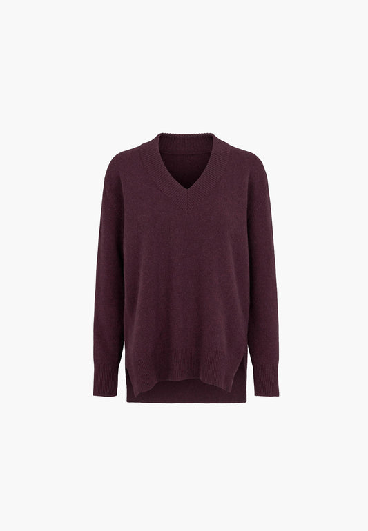 LAURIE Iza Sweater Knitwear 66000 Zinfandel