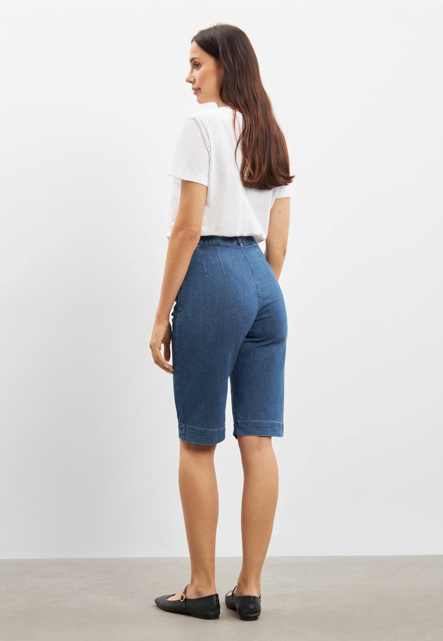 Kelly Regular Shorts - Blue Denim