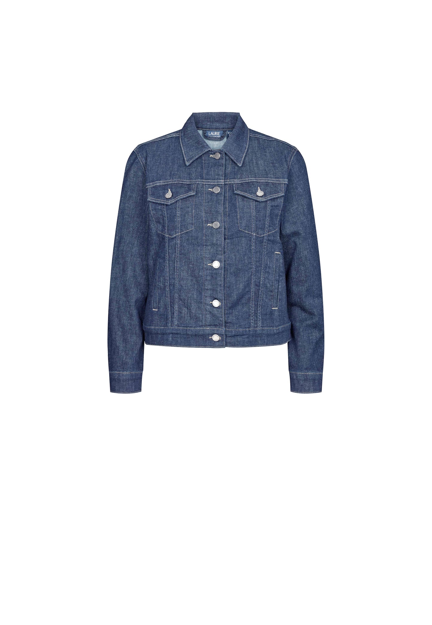 Marie Denim Jacket LS - Blue Denim