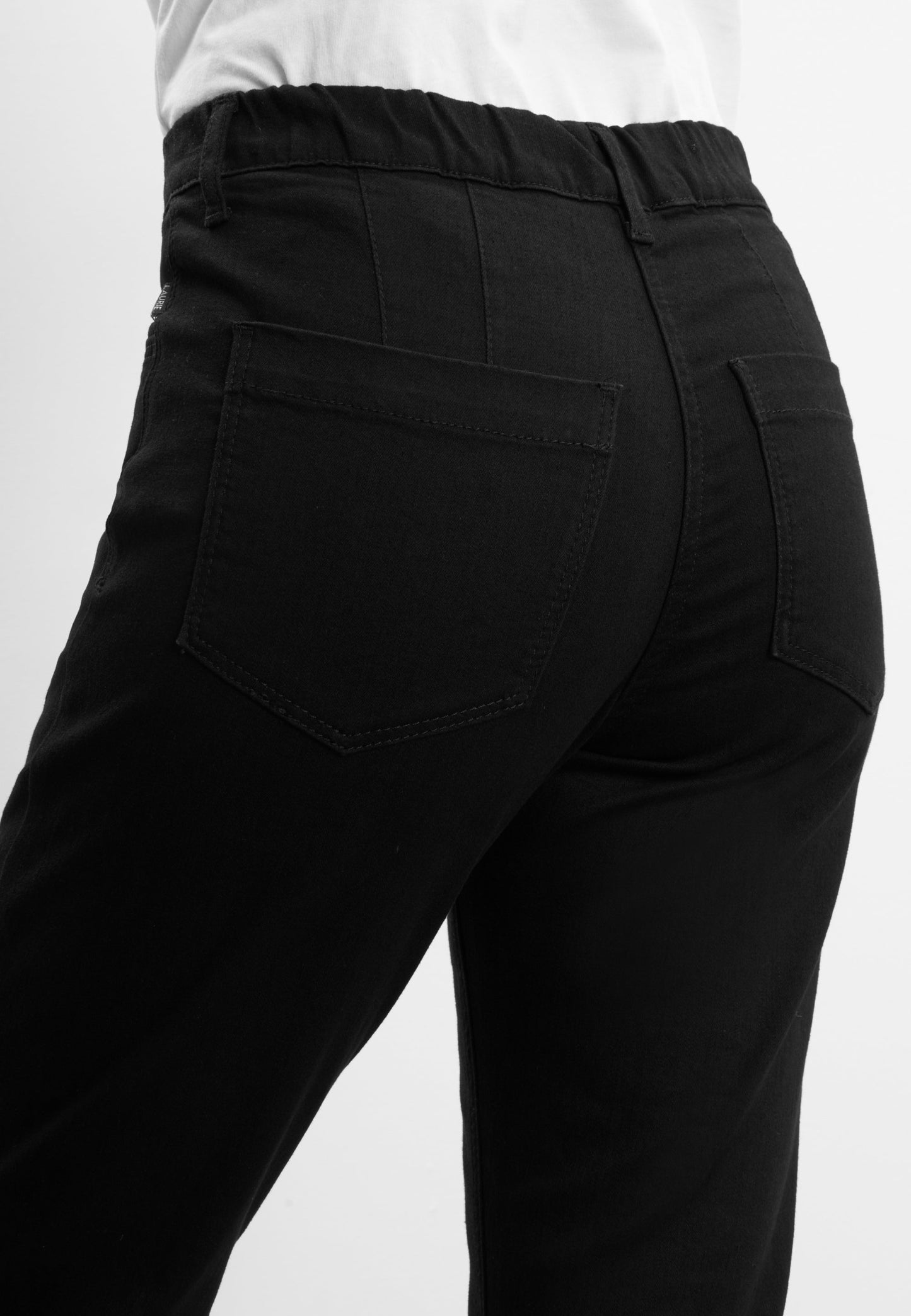 Piper Pure Regular Crop - Black Denim