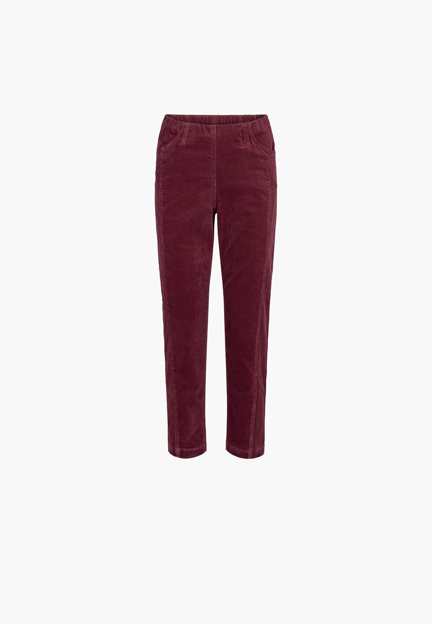 LAURIE Piper Pure Regular Crop Trousers REGULAR 66000 Zinfandel