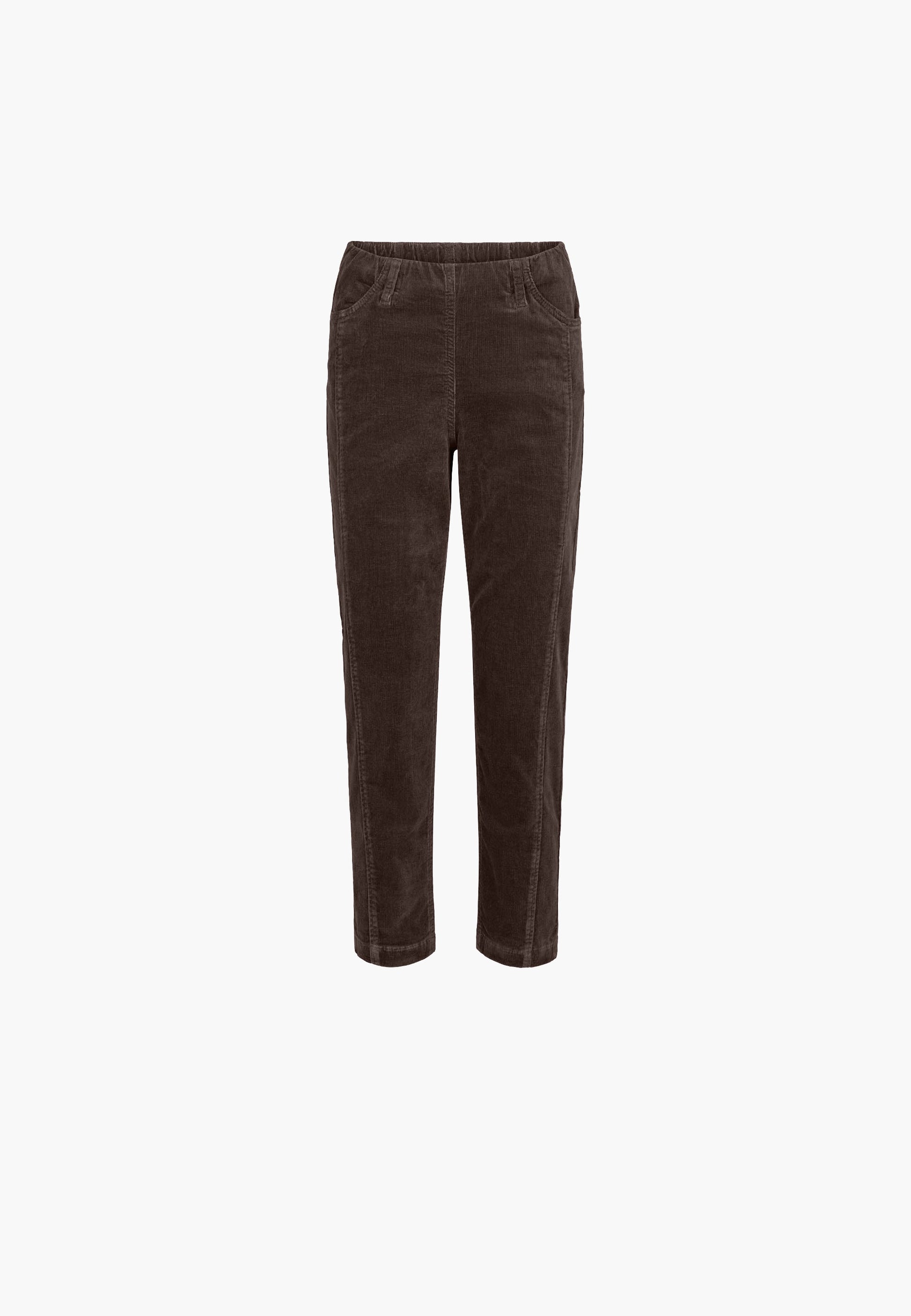 LAURIE Piper Pure Regular Crop Trousers REGULAR 88000 Brown