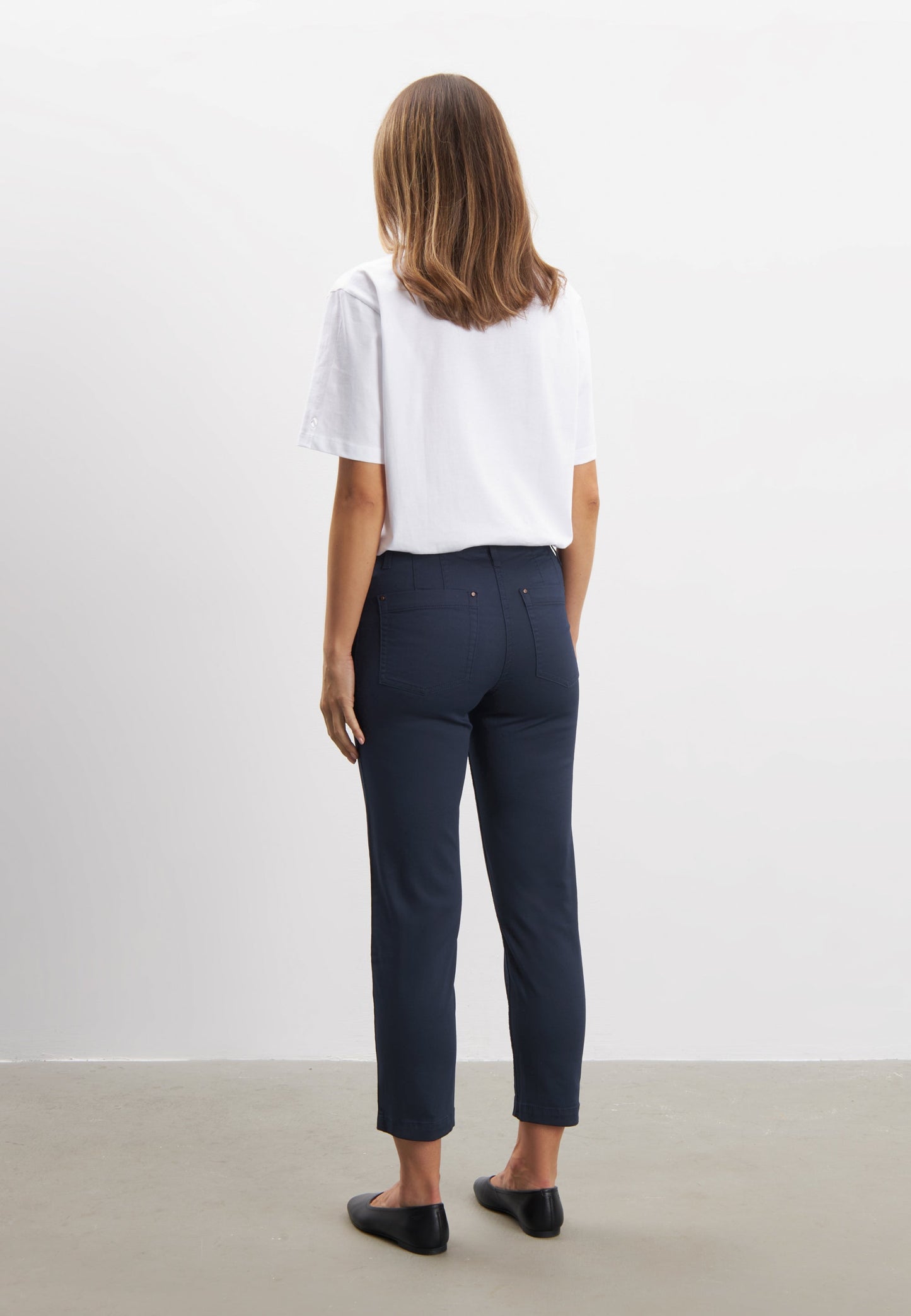 Piper Regular Crop - Navy