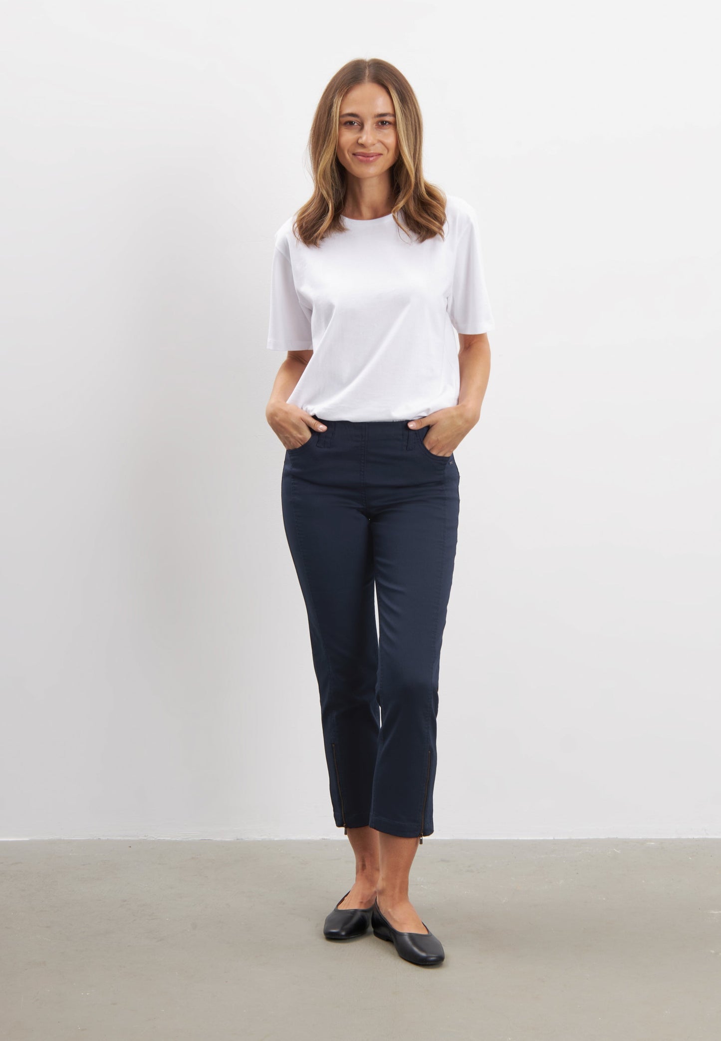 LAURIE  Piper Regular Crop Regular 49000 Navy