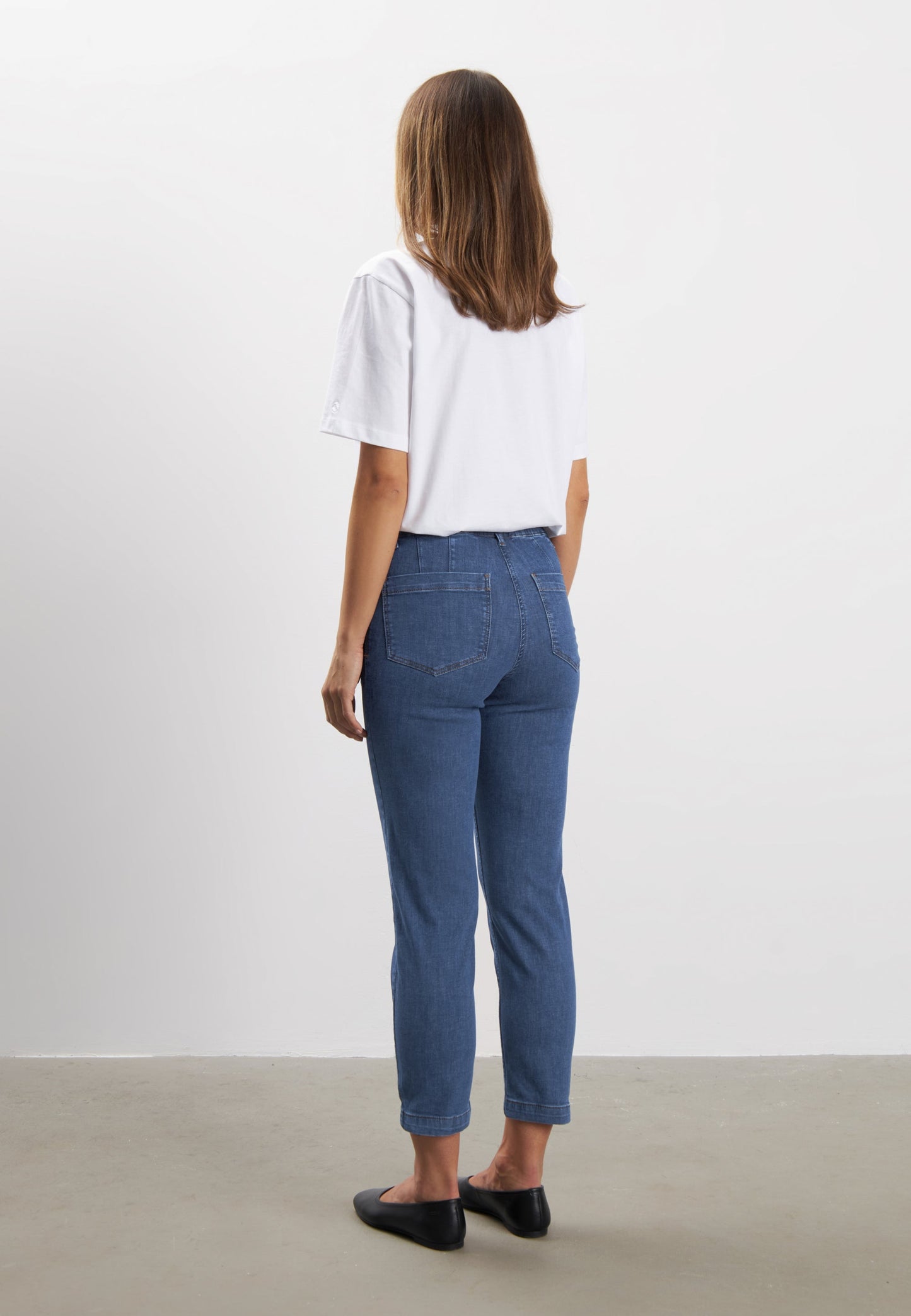 Piper Regular Crop - Blue Denim