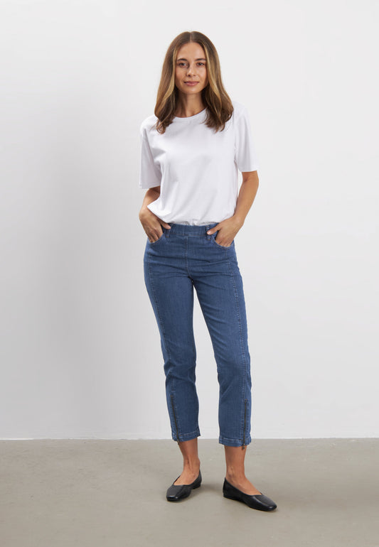 LAURIE  Piper Regular Crop Regular 49401 Blue Denim