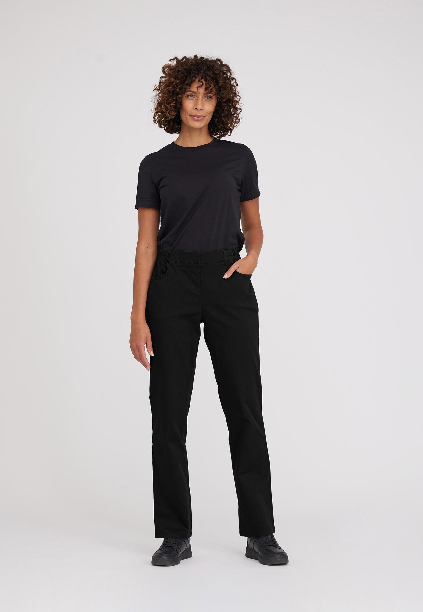 LAURIE  Violet Relaxed - Medium Length Relaxed 99000 Black